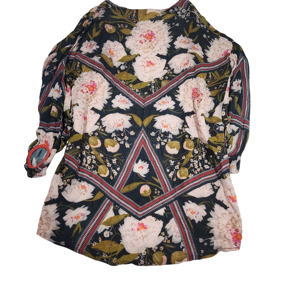 Blank London Floral Kimono Womens OS Multicolor Viscose Boho Duster - Picture 3 of 9